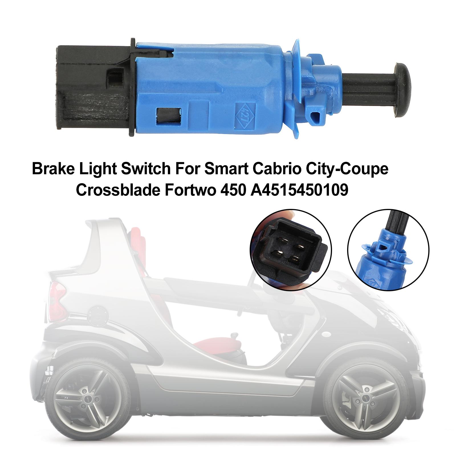 Выключатель стоп-сигнала для Smart Cabrio City-Coupe Crossblade Fortwo 450 A4515450109
Выключатель стоп-сигнала для Smart Cabrio City-Coupe Crossblade Fortwo 450 A4515450109