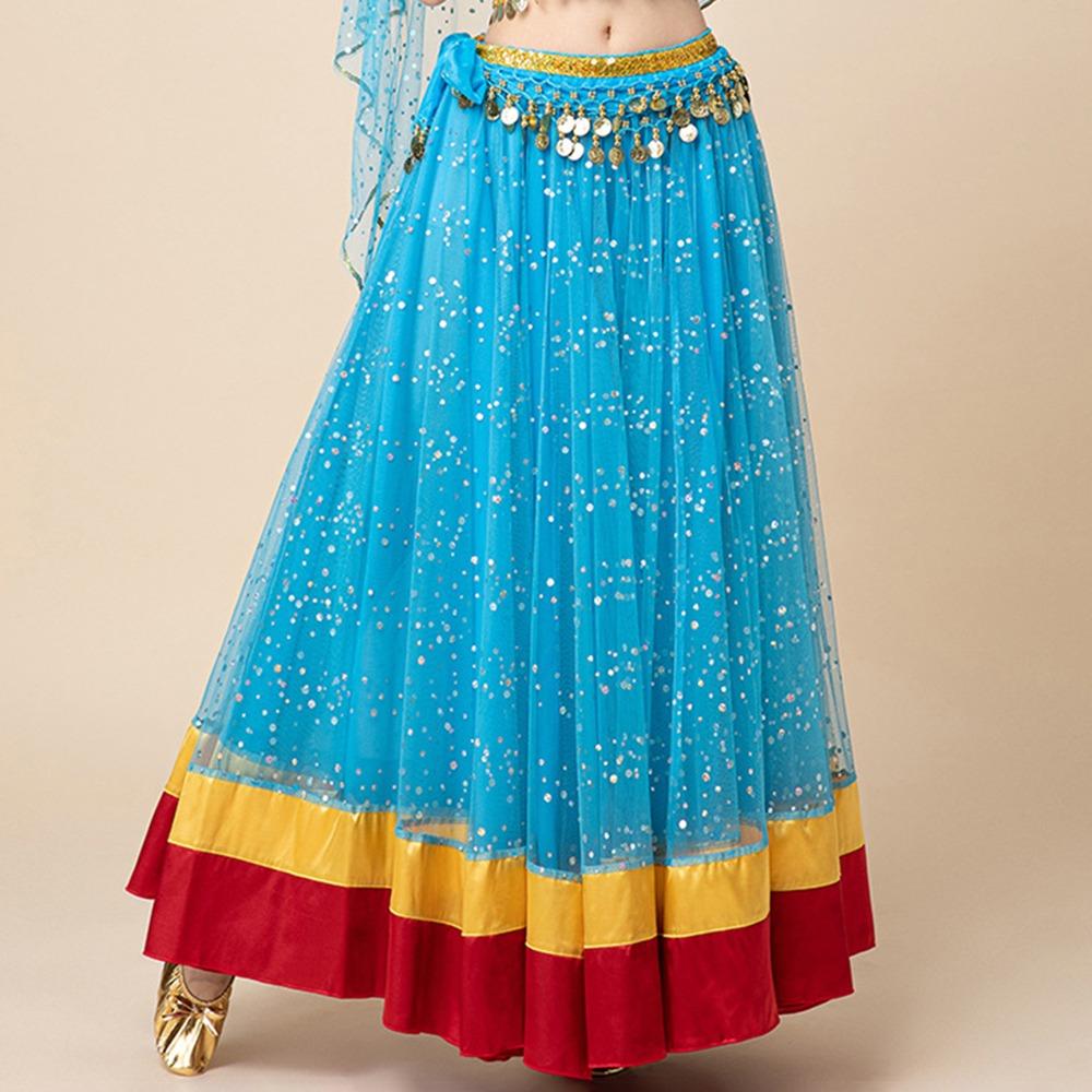 Dancer Style Belly Dance Costume Dress Large Swing Skirt Performance Suit Performance Stage Blue 03
Dancer Style Belly Dance Costume Dress Large Swing Skirt Performance Suit Performance Stage Blue 03