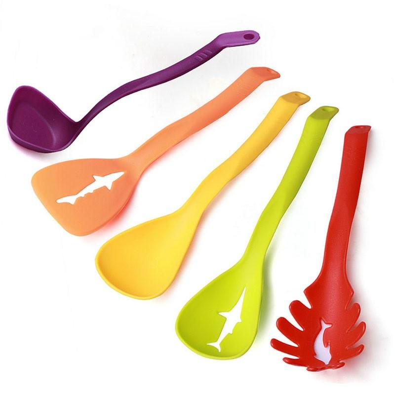 5 шт./набор нейлоновых кулинарных лопаток, лопатка для жарки, многофункциональная кухонная утварь Cookeare
5 шт./набор нейлоновых кулинарных лопаток, лопатка для жарки, многофункциональная кухонная утварь Cookeare