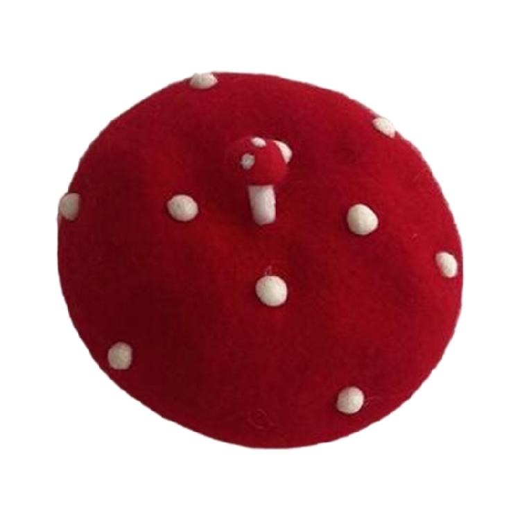 Модний грибний капелюх Солодкий берет Зимовий осінній капелюх Головний убір на Новий рік червоний
Модний грибний капелюх Солодкий берет Зимовий осінній капелюх Головний убір на Новий рік червоний