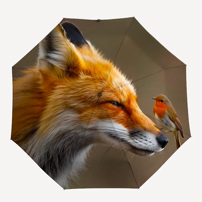 1pc Fox Bird One Umbrella a Plastic Hle, Compact Stylish, with a Vibrant Cartoon Pattern, Perfect Home, Travel
1pc Fox Bird One Umbrella a Plastic Hle, Compact Stylish, with a Vibrant Cartoon Pattern, Perfect Home, Travel
