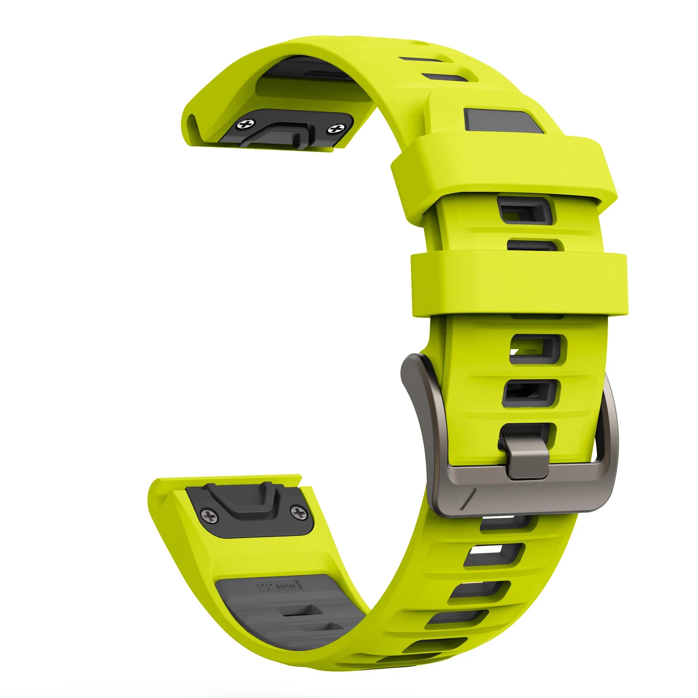 22 26мм Ремінець QuickFit для Garmin Fenix 8 E 7X 7 6X 6 Pro 5X Plus 3HR Браслет Epix Gen 2 Enduro 3 Tactix Силіконовий ремінець QuickFit 26mm
22 26мм Ремінець QuickFit для Garmin Fenix 8 E 7X 7 6X 6 Pro 5X Plus 3HR Браслет Epix Gen 2 Enduro 3 Tactix Силіконовий ремінець QuickFit 26mm