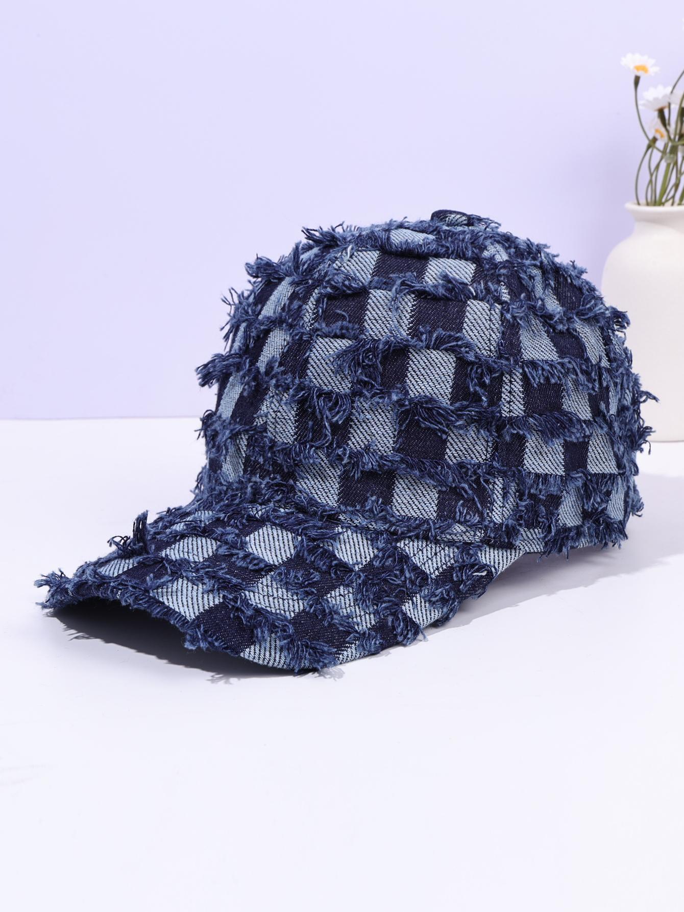 Fashion Summer Plaid Baseball Cap for Women - Adjustable UV Protection Sporty Hat, Casual Outdoor Sun Hat, Trendy Gift темно-синього кольору
Fashion Summer Plaid Baseball Cap for Women - Adjustable UV Protection Sporty Hat, Casual Outdoor Sun Hat, Trendy Gift темно-синього кольору