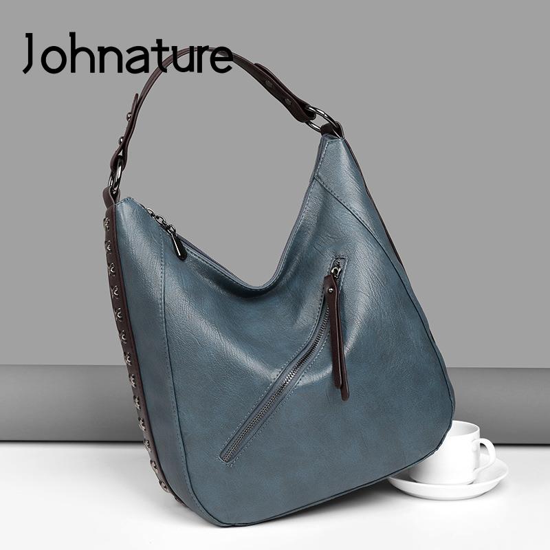 Johnature модная дорожная сумка-тоут из мягкой кожи элегантная большая вместительная однотонная женская сумка на плечо для отдыха
Johnature модная дорожная сумка-тоут из мягкой кожи элегантная большая вместительная однотонная женская сумка на плечо для отдыха