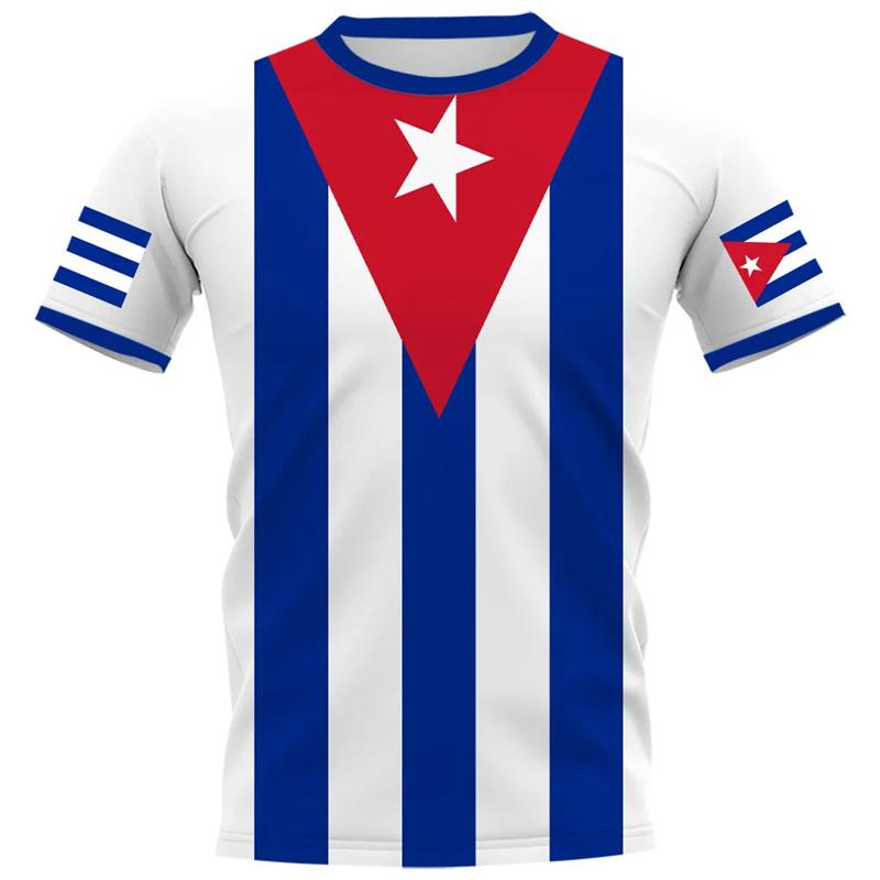 Summer Cuban Flag 3D Printed T-shirt Men s Quick Drying Short Sleeved National Emblem Pattern Casual Top S
Summer Cuban Flag 3D Printed T-shirt Men s Quick Drying Short Sleeved National Emblem Pattern Casual Top S