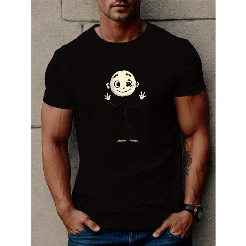 Men s Short Sleeve T-Shirt with Stick Figure & Line Drawing - Round Neck Summer Top, Casual Casual Attire, Machine Washable Regular Fit Tee 4XL чорний
Men s Short Sleeve T-Shirt with Stick Figure & Line Drawing - Round Neck Summer Top, Casual Casual Attire, Machine Washable Regular Fit Tee 4XL чорний