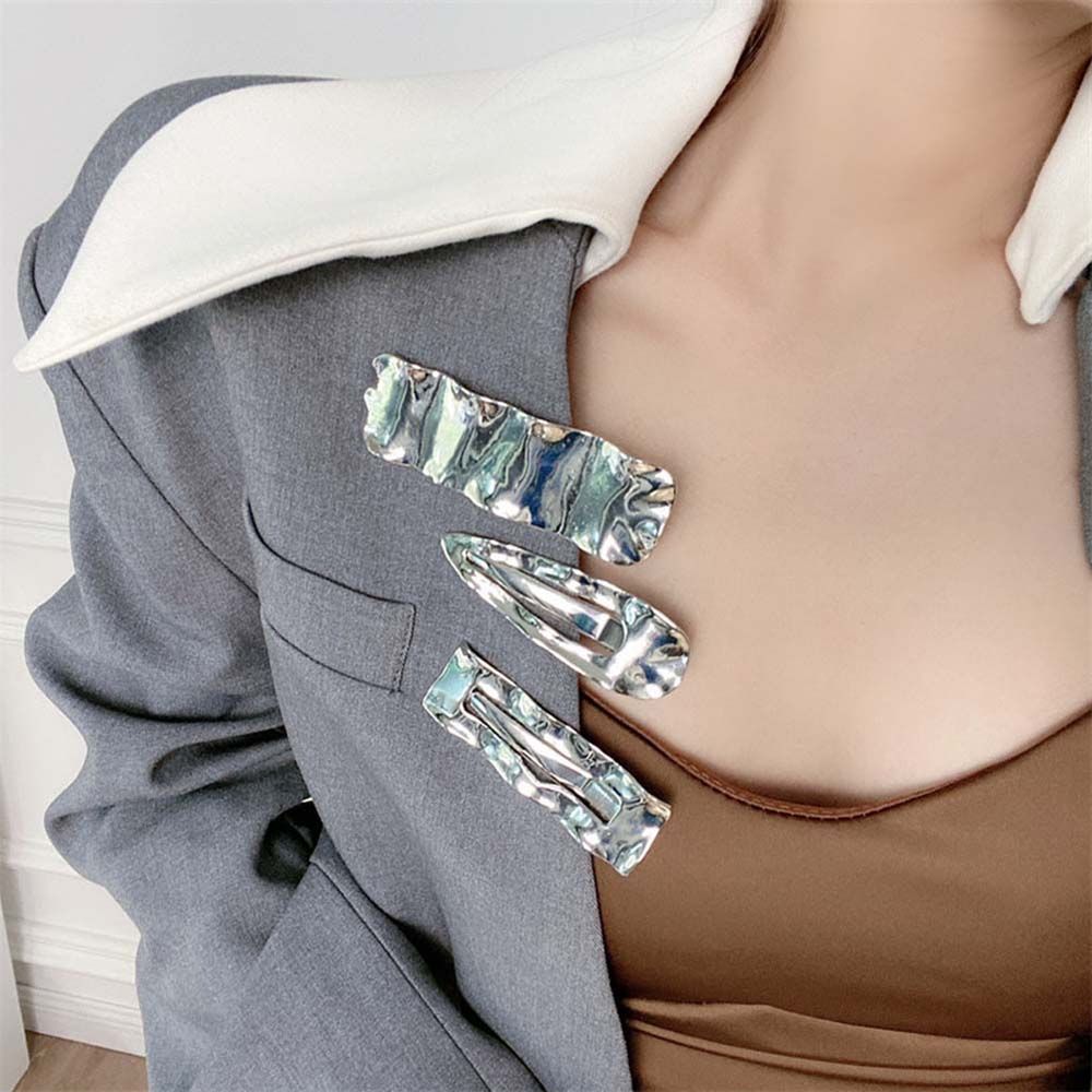 Women Headwear Geometric Side Bangs Hair Clips Fix Fringe Barrette Metal Hair Pins Punk Hair Clips
Women Headwear Geometric Side Bangs Hair Clips Fix Fringe Barrette Metal Hair Pins Punk Hair Clips