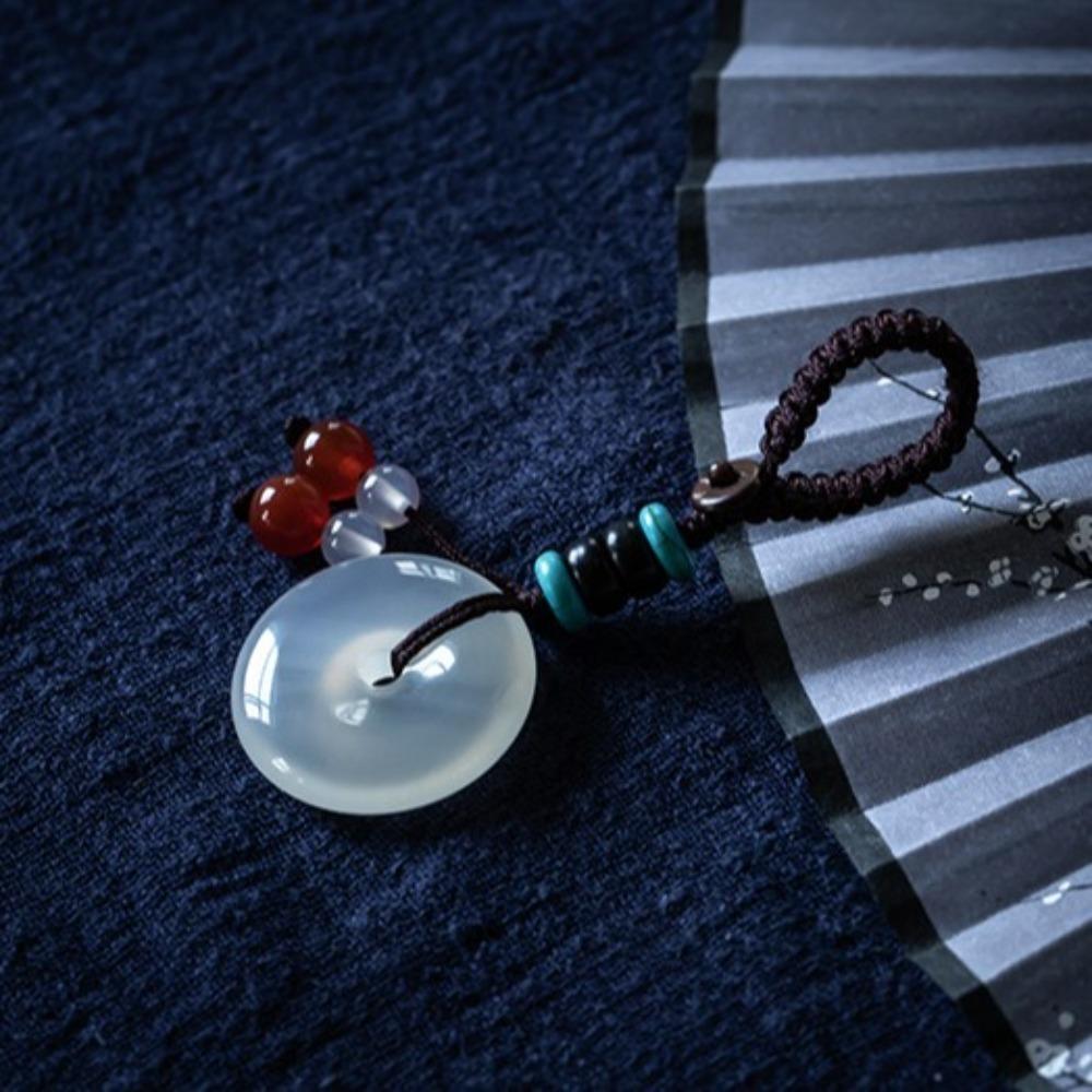 Beads Lucky Stone Pendant Bag Hanging Car Keyring Fashion Ping An Keychain Bag Decor Style C
Beads Lucky Stone Pendant Bag Hanging Car Keyring Fashion Ping An Keychain Bag Decor Style C