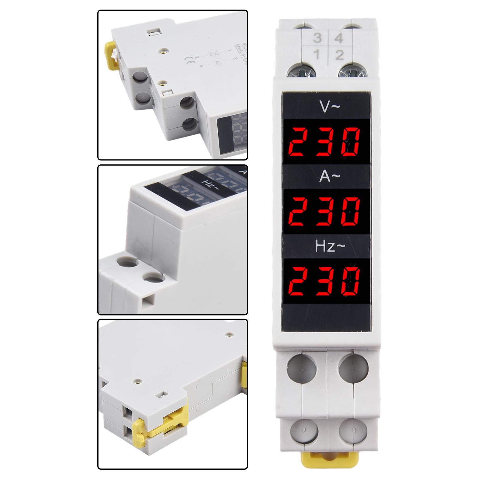 1pc Din Rail Voltmeter Ammeter HZ Meter AC80-500V Single Phase Modular Digital Meter Electrical Equipment Accessories China Mainland
1pc Din Rail Voltmeter Ammeter HZ Meter AC80-500V Single Phase Modular Digital Meter Electrical Equipment Accessories China Mainland