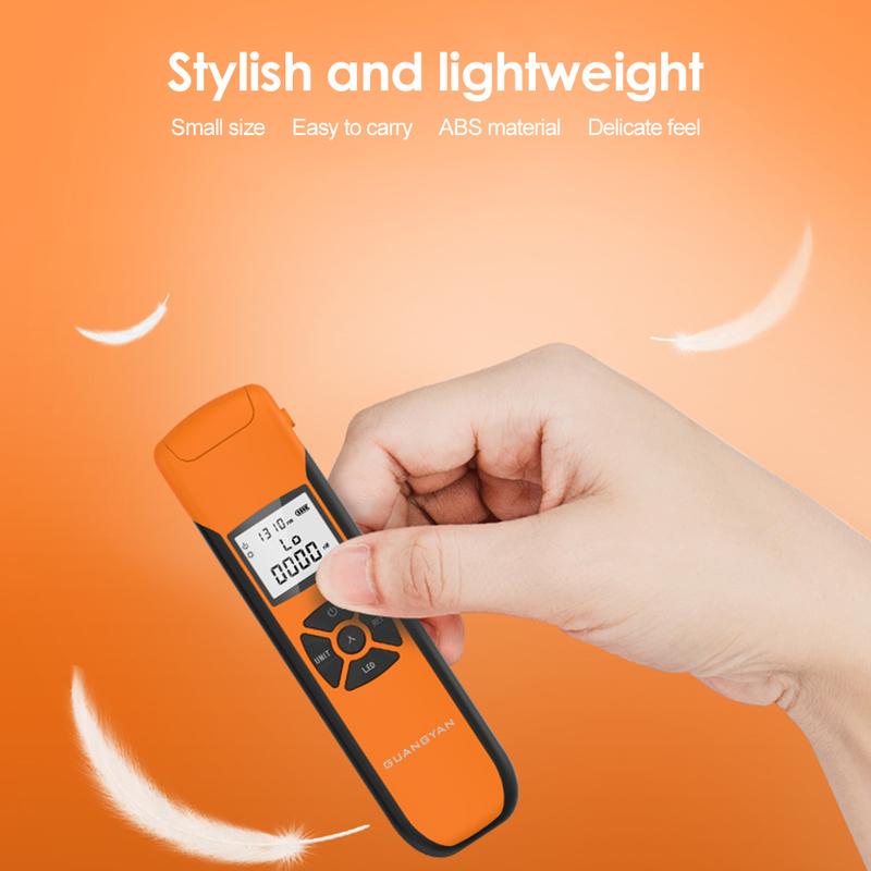 Optical Power Meter G10 New Mini High Precision USB Lithium Battery Direct Charge Fiber Optic Power Meter With Flash Light OPM -70-3dBm
Optical Power Meter G10 New Mini High Precision USB Lithium Battery Direct Charge Fiber Optic Power Meter With Flash Light OPM -70-3dBm