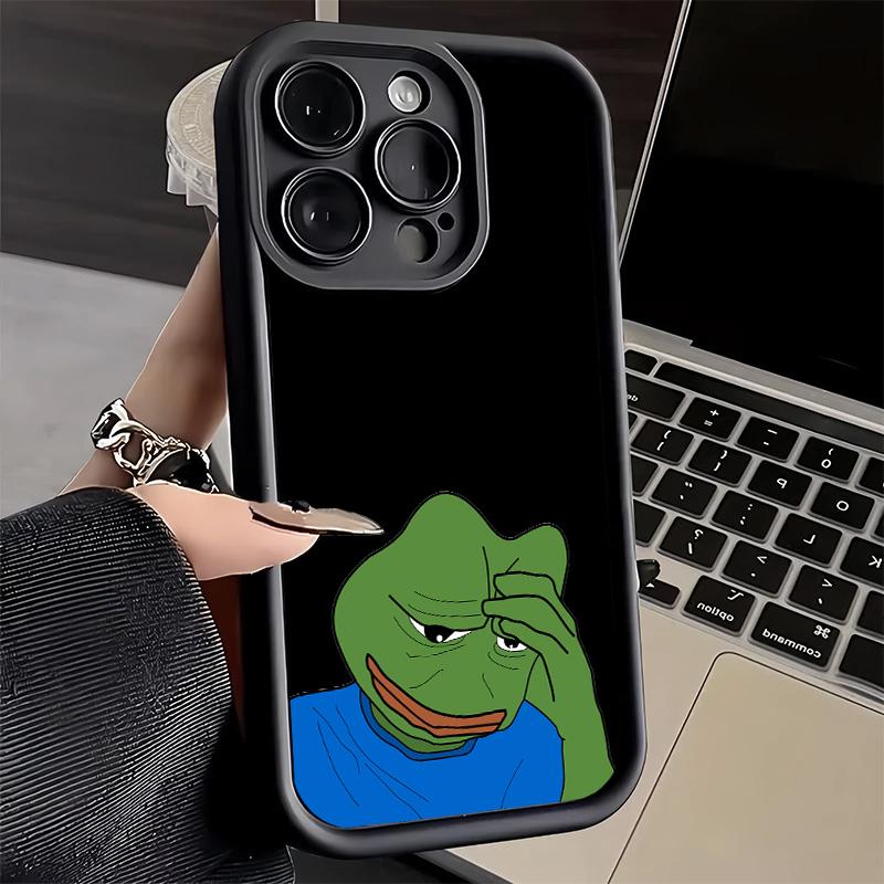 Phone Case for iPhone 17 Air 16E 15 16 Pro Max Funny Sad Forg P-Pepe Meme Cover 14 Plus 13 12 Mini Soft Shell Silicone Fundas iPhone 15
Phone Case for iPhone 17 Air 16E 15 16 Pro Max Funny Sad Forg P-Pepe Meme Cover 14 Plus 13 12 Mini Soft Shell Silicone Fundas iPhone 15