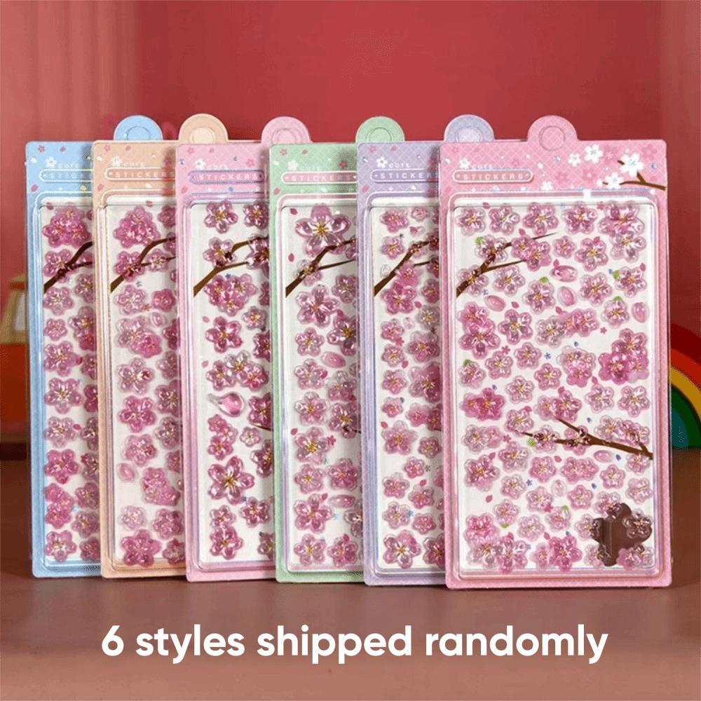 DIY Journaling Cherry Blossom Petal Stickers Solid Crystal Decorative Stickers Phone Laptop Decor 1PC
DIY Journaling Cherry Blossom Petal Stickers Solid Crystal Decorative Stickers Phone Laptop Decor 1PC