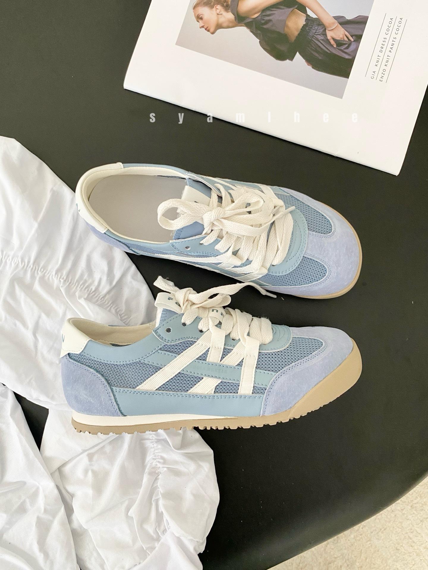 Summer new casual lace-up versatile leather mesh breathable comfortable lightweight women s little white shoes 39 синій
Summer new casual lace-up versatile leather mesh breathable comfortable lightweight women s little white shoes 39 синій