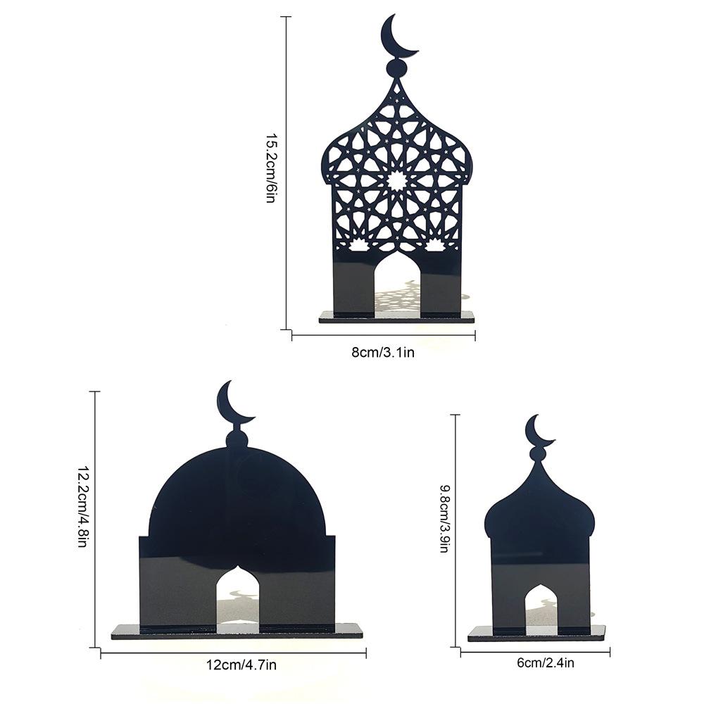 Eid Mubarak Table Ornament Ramadan Mosque Design Kareem Acrylic Ornament Acrylic Table Decoration Islamic holiday party decor
Eid Mubarak Table Ornament Ramadan Mosque Design Kareem Acrylic Ornament Acrylic Table Decoration Islamic holiday party decor