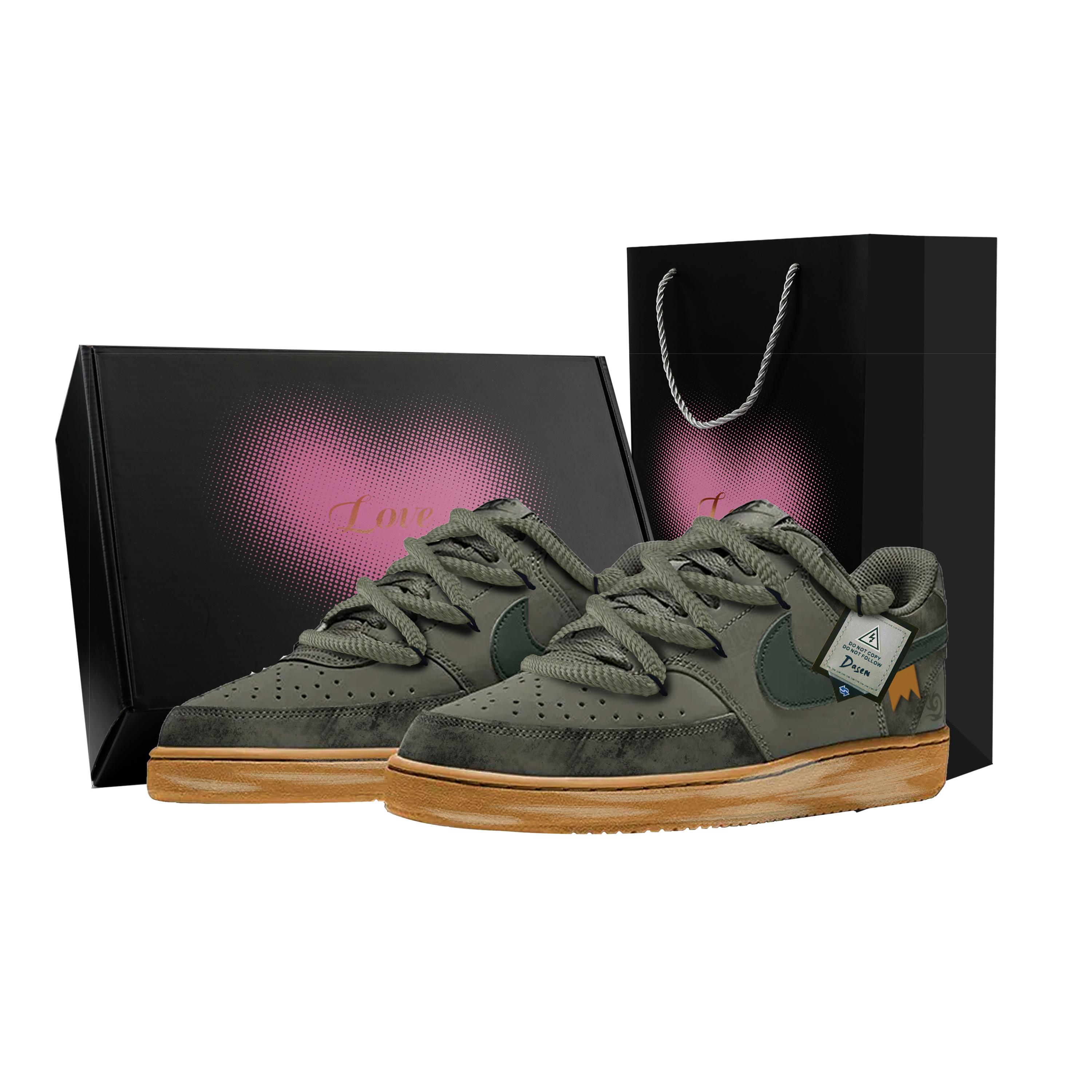Nike Court Vision 1 Hailin, Heart Box Abrasion Resistant Low top Skateboard Shoes Men s Green CD5463-300(Team459--) 42
Nike Court Vision 1 Hailin, Heart Box Abrasion Resistant Low top Skateboard Shoes Men s Green CD5463-300(Team459--) 42