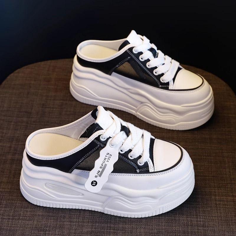 Баотоу полушлепанцы женские летние новые для улицы дышащая сетка ленивые прохладные шлепанцы на толстой подошве с внутренней платформой увеличивающие рост женская обувь 40 чёрный
Баотоу полушлепанцы женские летние новые для улицы дышащая сетка ленивые прохладные шлепанцы на толстой подошве с внутренней платформой увеличивающие рост женская обувь 40 чёрный