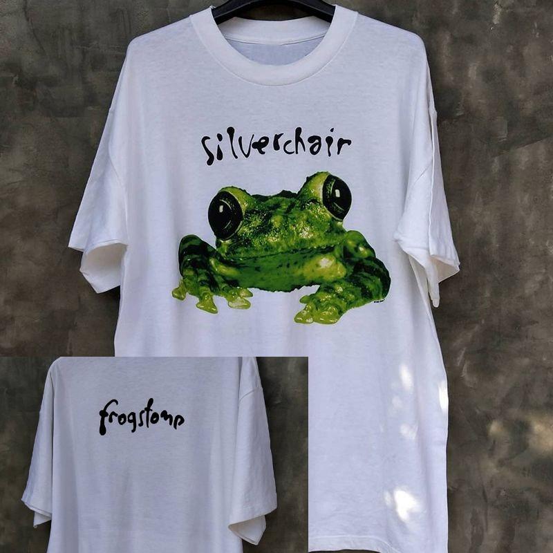 Silverchair Vintage High Street Rock Frog Print Men s and Women s Short-sleeved T-shirts Are Trendy 4XL
Silverchair Vintage High Street Rock Frog Print Men s and Women s Short-sleeved T-shirts Are Trendy 4XL