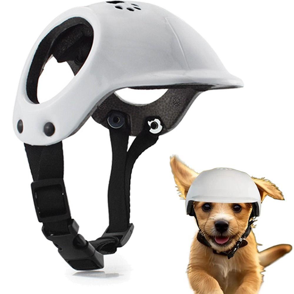 Adjustable Straps Hard Safety Pet Dog Hat Ear Holes Pet Motorcycle Helmet Hat Dog Helmets Outdoor білий
Adjustable Straps Hard Safety Pet Dog Hat Ear Holes Pet Motorcycle Helmet Hat Dog Helmets Outdoor білий