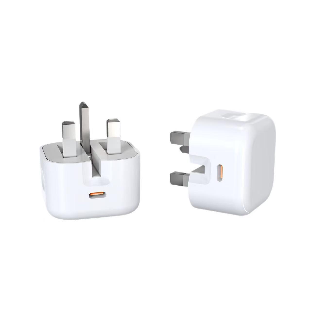 UK 20W Apple PD Charger Adapter with Foldable Pins - Compatible with Apple Phones
UK 20W Apple PD Charger Adapter with Foldable Pins - Compatible with Apple Phones