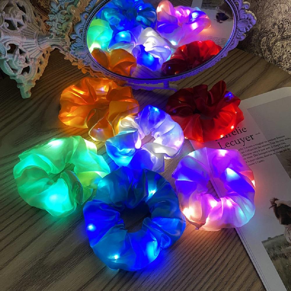Bands Bar Women Christmas Girls Hair Ropes Hair Bands LED Luminous Scrunchies Ponytail Holder
Bands Bar Women Christmas Girls Hair Ropes Hair Bands LED Luminous Scrunchies Ponytail Holder