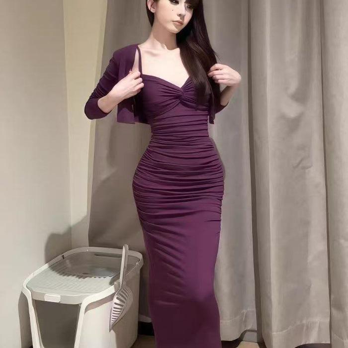 Sensual Two-Piece Set: Stylish Short Jacket with Chest Pads and Hip-Hugging Design. Medium
Sensual Two-Piece Set: Stylish Short Jacket with Chest Pads and Hip-Hugging Design. Medium