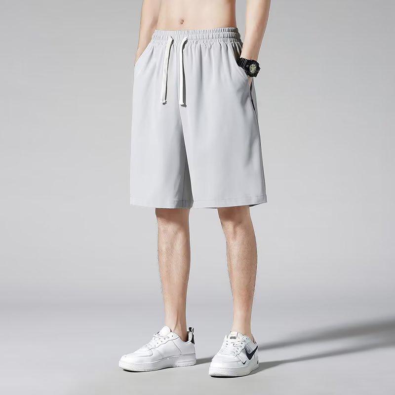 Мужские модные быстросохнущие спортивные шорты из ледяного шелка — свободные, повседневные, тонкие летние шорты XL светло-серый
Мужские модные быстросохнущие спортивные шорты из ледяного шелка — свободные, повседневные, тонкие летние шорты XL светло-серый