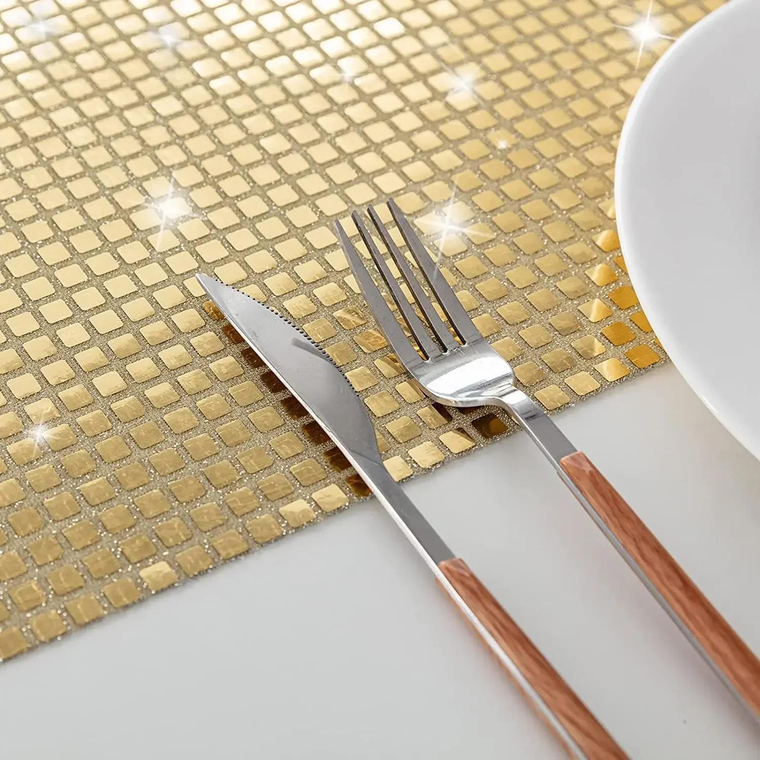 Disco Sequin Table Placemat 30*45CM Glitter Mirror Gold/Silver Foil Metallic Dining Table Mats For Birthday Wedding Xmas 30x45cm золотой
Disco Sequin Table Placemat 30*45CM Glitter Mirror Gold/Silver Foil Metallic Dining Table Mats For Birthday Wedding Xmas 30x45cm золотой