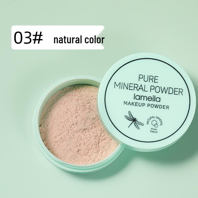LAMEILA Mint Mineral Loose Setting Powder - Base Makeup & Concealer Powder.
LAMEILA Mint Mineral Loose Setting Powder - Base Makeup & Concealer Powder.