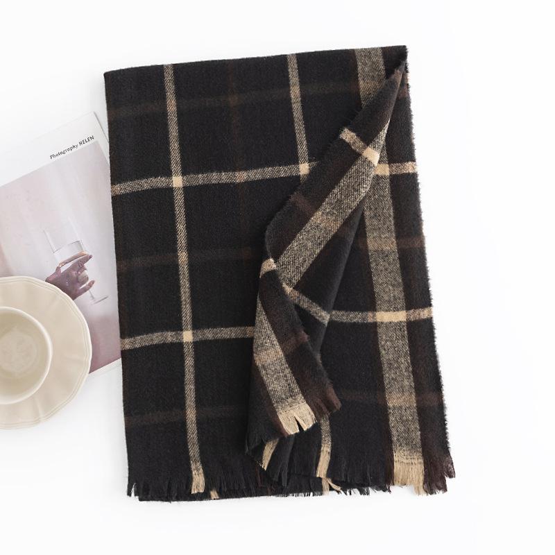 Женский европейский и американский клетчатый шарф, модный дорожный шарф из искусственного кашемира, простая и универсальная шаль, теплый шарф 190*65cm
Женский европейский и американский клетчатый шарф, модный дорожный шарф из искусственного кашемира, простая и универсальная шаль, теплый шарф 190*65cm