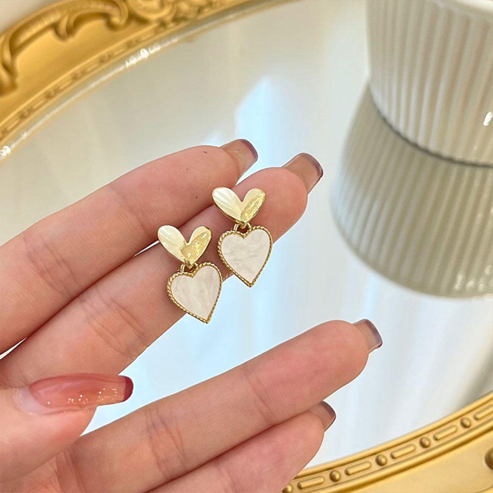 Exquisite Gift Trendy Ear Jewelry Heart Ear Studs Korea Style Earrings Women Stud Earrings
Exquisite Gift Trendy Ear Jewelry Heart Ear Studs Korea Style Earrings Women Stud Earrings