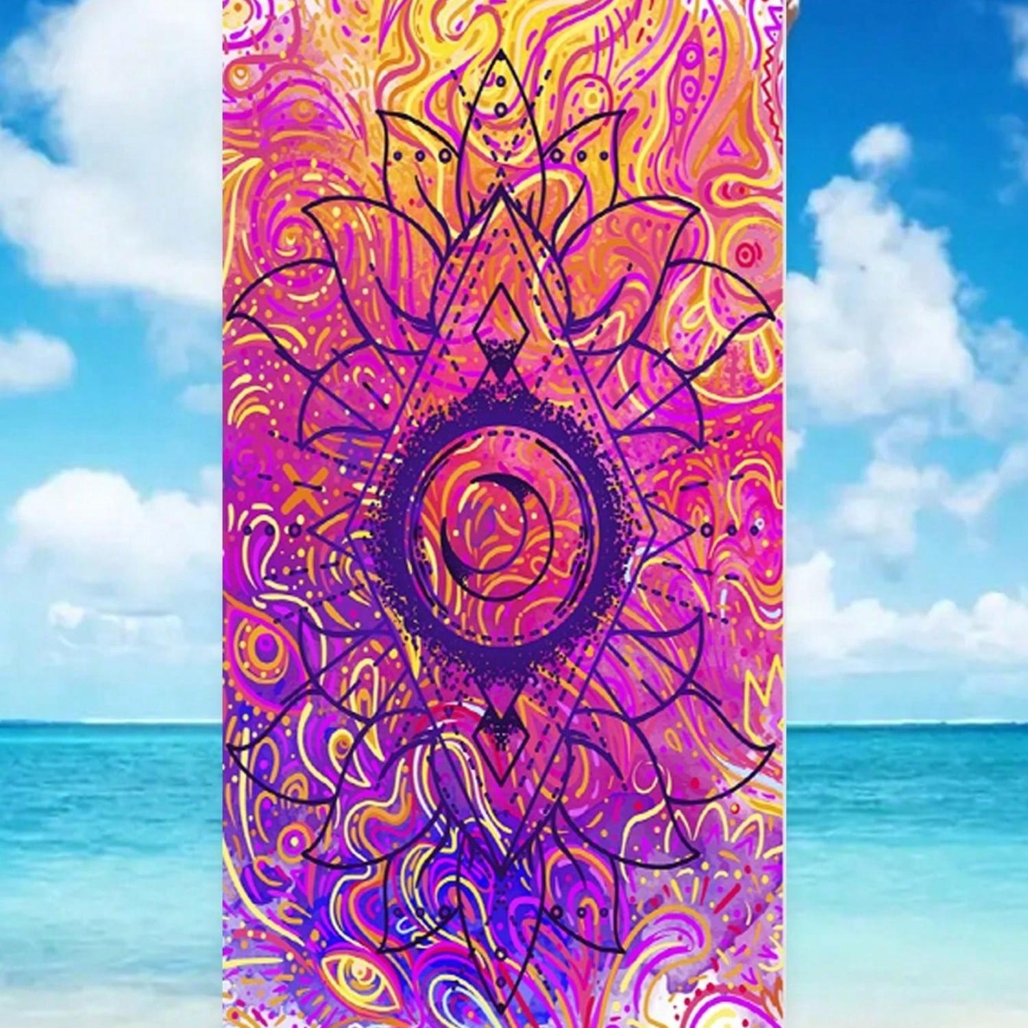 Super absorbent and quick-drying starry sky or mandala print beach blankets/towels - beach essentials W40*H60(CM)
Super absorbent and quick-drying starry sky or mandala print beach blankets/towels - beach essentials W40*H60(CM)