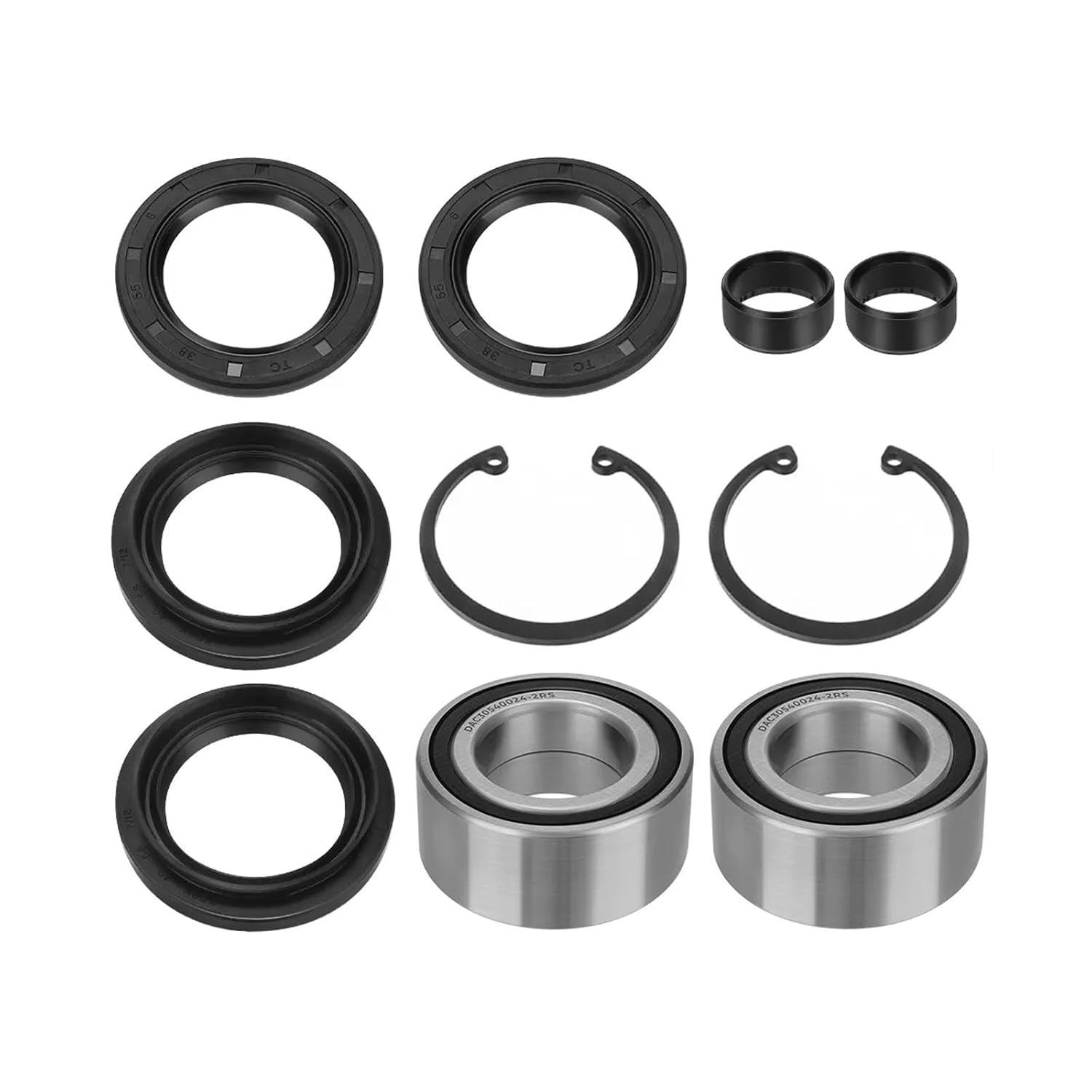 91256-HM7-003 Front Wheel Bearings Seals Kit Fits for ATV Foreman 400 450 500, Rubicon 500 650 680 Replace 91051-HA7-651 91209-HN2-003
91256-HM7-003 Front Wheel Bearings Seals Kit Fits for ATV Foreman 400 450 500, Rubicon 500 650 680 Replace 91051-HA7-651 91209-HN2-003