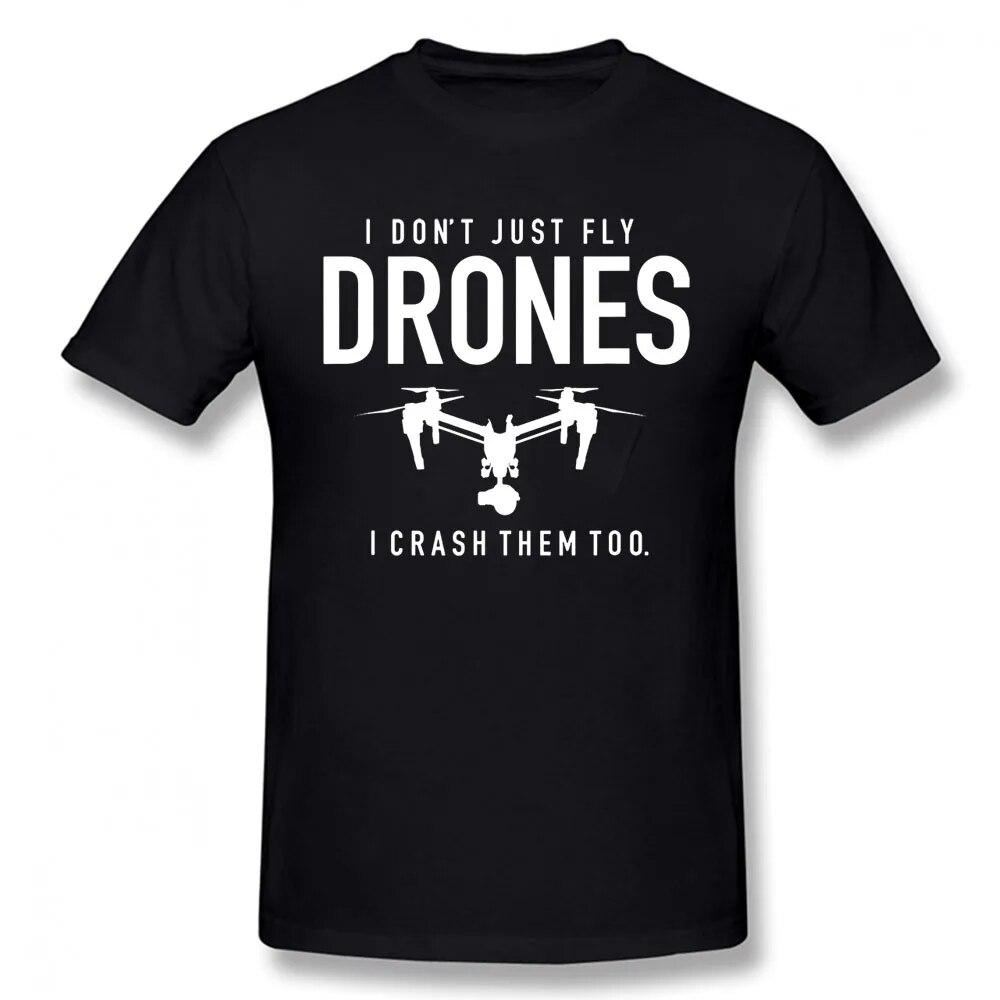 Забавная футболка «I Don t Just Fly Drones I Crash Pilot» унисекс, винтажная крутая хлопковая футболка с коротким рукавом и круглым вырезом Harajuku
Забавная футболка «I Don t Just Fly Drones I Crash Pilot» унисекс, винтажная крутая хлопковая футболка с коротким рукавом и круглым вырезом Harajuku