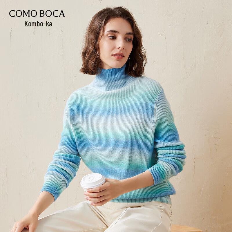 Komou Boca Women s Gradient Print Pure Cashmere High-Neck Sweater M
Komou Boca Women s Gradient Print Pure Cashmere High-Neck Sweater M
