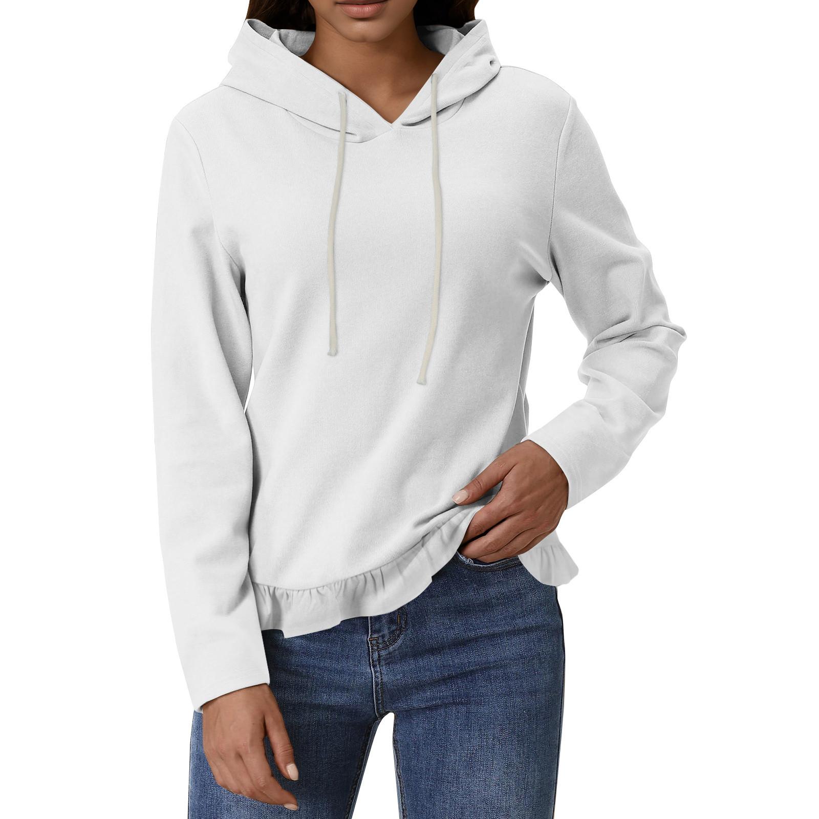 Толстовки для девочек-подростков с длинным рукавом и принтом букв, повседневные графические толстовки с капюшоном, пуловер с завязками, симпатичная толстовка большого размера XL белый
Толстовки для девочек-подростков с длинным рукавом и принтом букв, повседневные графические толстовки с капюшоном, пуловер с завязками, симпатичная толстовка большого размера XL белый