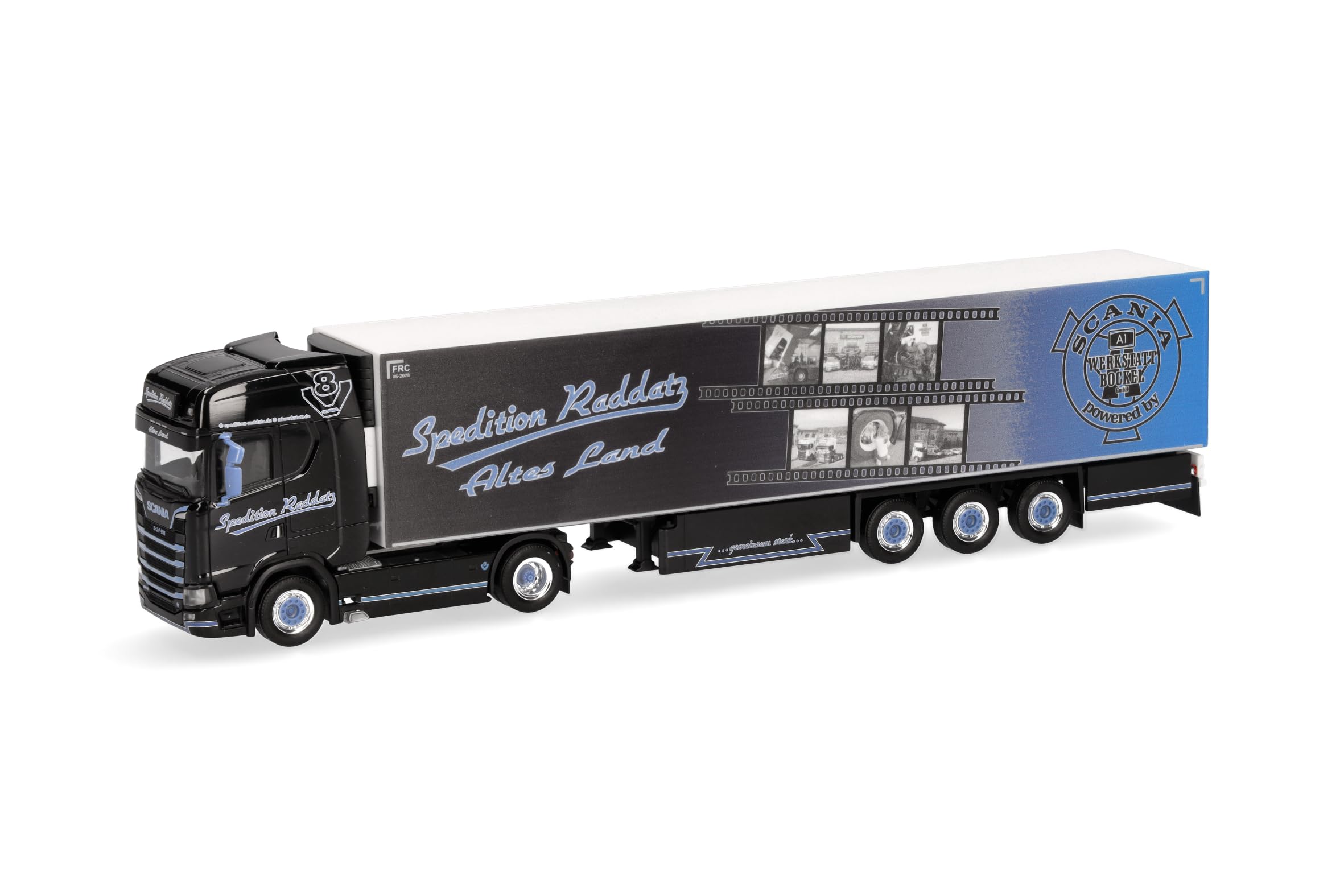 Herpa Truck Модель Scania CS 20 HD Рефрижераторный тягач Грузовик Raddatz Миниатюрный Масштаб Коллекционный Сделано в Германии Пластик (Нижняя Саксония/Йорк)
Herpa Truck Модель Scania CS 20 HD Рефрижераторный тягач Грузовик Raddatz Миниатюрный Масштаб Коллекционный Сделано в Германии Пластик (Нижняя Саксония/Йорк)
