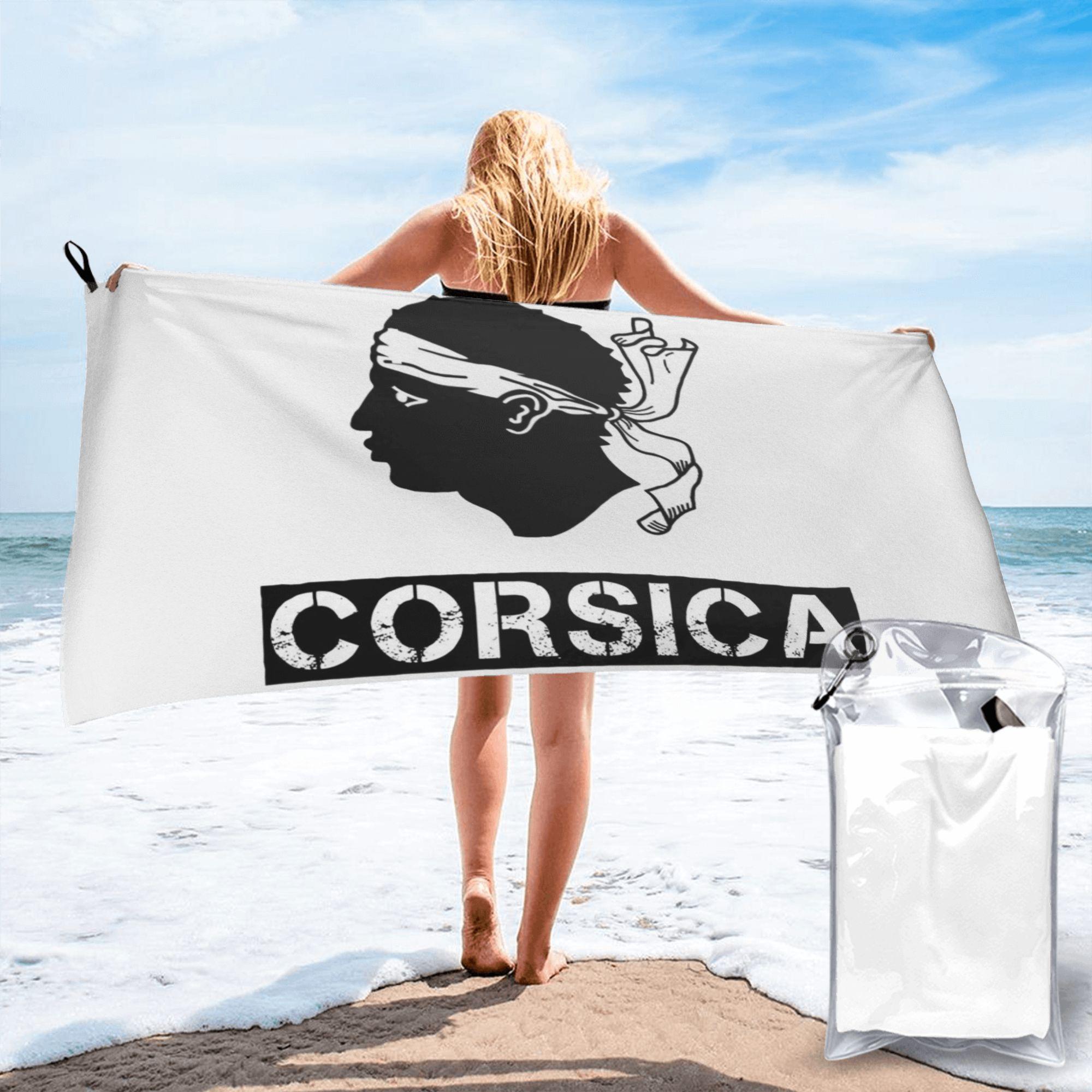 Corsica Map Flag French Corsican Beach Towel Soft Microfiber Quick Dry Absorbent Quick Towels For Swimming W40*H60(CM)
Corsica Map Flag French Corsican Beach Towel Soft Microfiber Quick Dry Absorbent Quick Towels For Swimming W40*H60(CM)