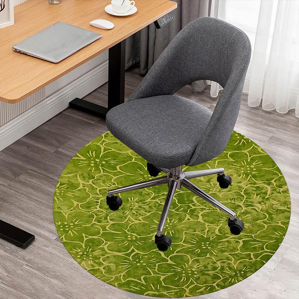 1pc Floral Pattern Green Round Chair mat Area Rug - Non-Slip, Floor Mat for Office, Bedroom, and Indoor Decor c1125122 80cm by 80cm
1pc Floral Pattern Green Round Chair mat Area Rug - Non-Slip, Floor Mat for Office, Bedroom, and Indoor Decor c1125122 80cm by 80cm