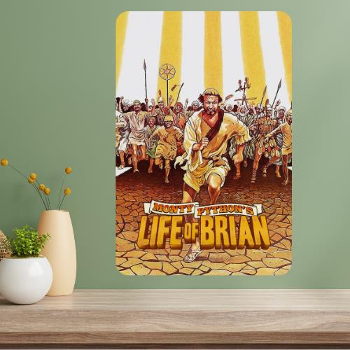 Monty Pythonaposs Life of Brian Classic Movie Metal Poster Sign 20x30cm(7.8x11.8inch)
Monty Pythonaposs Life of Brian Classic Movie Metal Poster Sign 20x30cm(7.8x11.8inch)