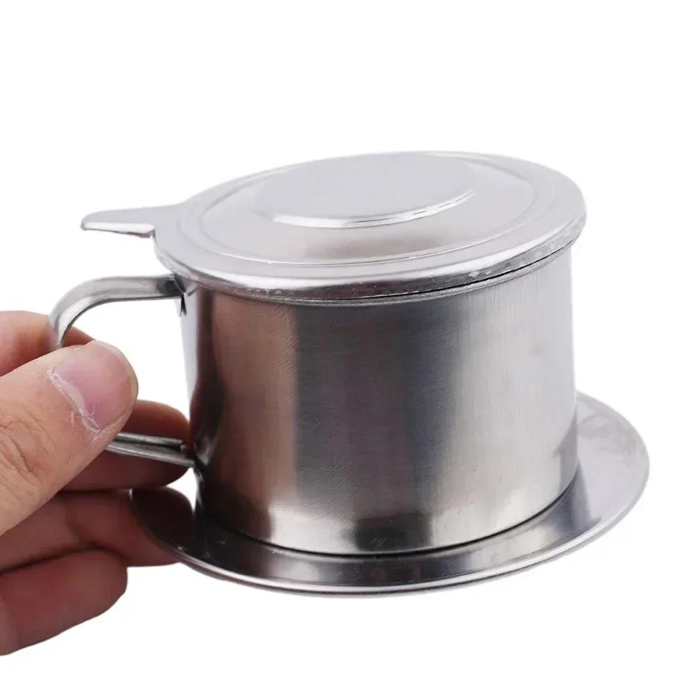 50/100ml Vietnam Style Stainless Steel Coffee Drip Filter Maker Pot Infuse Cup Portable Home Office Travel Camping Coffee Tool
50/100ml Vietnam Style Stainless Steel Coffee Drip Filter Maker Pot Infuse Cup Portable Home Office Travel Camping Coffee Tool
