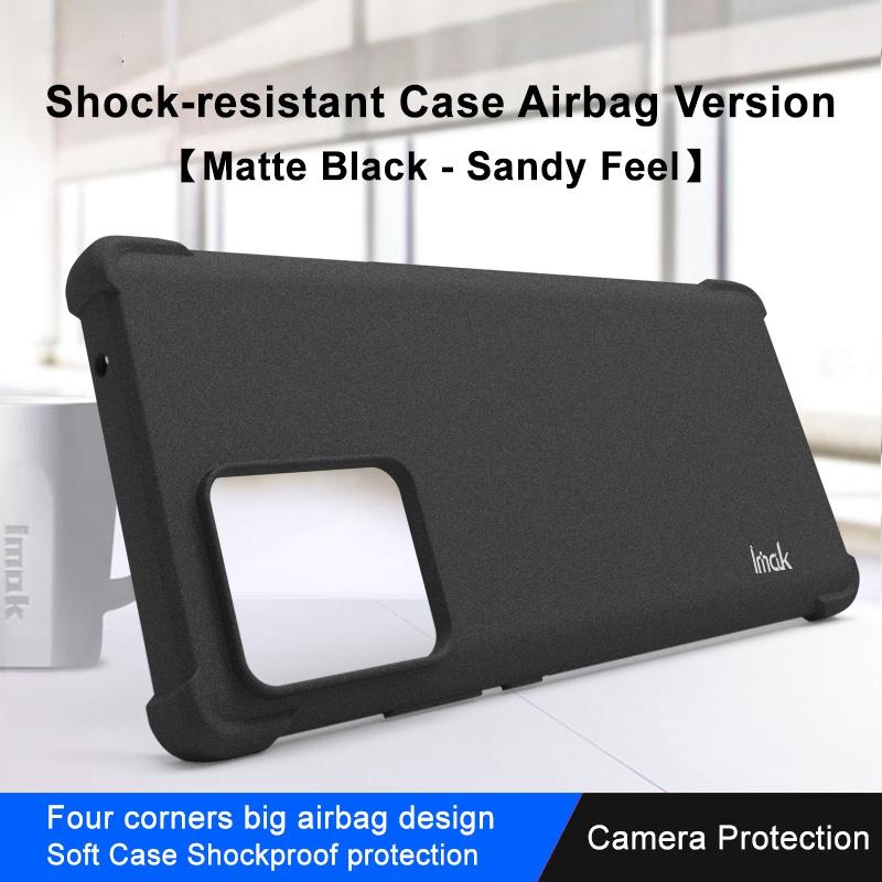 IMAK For Motorola Moto X30 Pro 5G/Edge 30 Ultra 5G Matte TPU Protective Cover Four Corner Airbag Phone Drop-proof Case Black
IMAK For Motorola Moto X30 Pro 5G/Edge 30 Ultra 5G Matte TPU Protective Cover Four Corner Airbag Phone Drop-proof Case Black