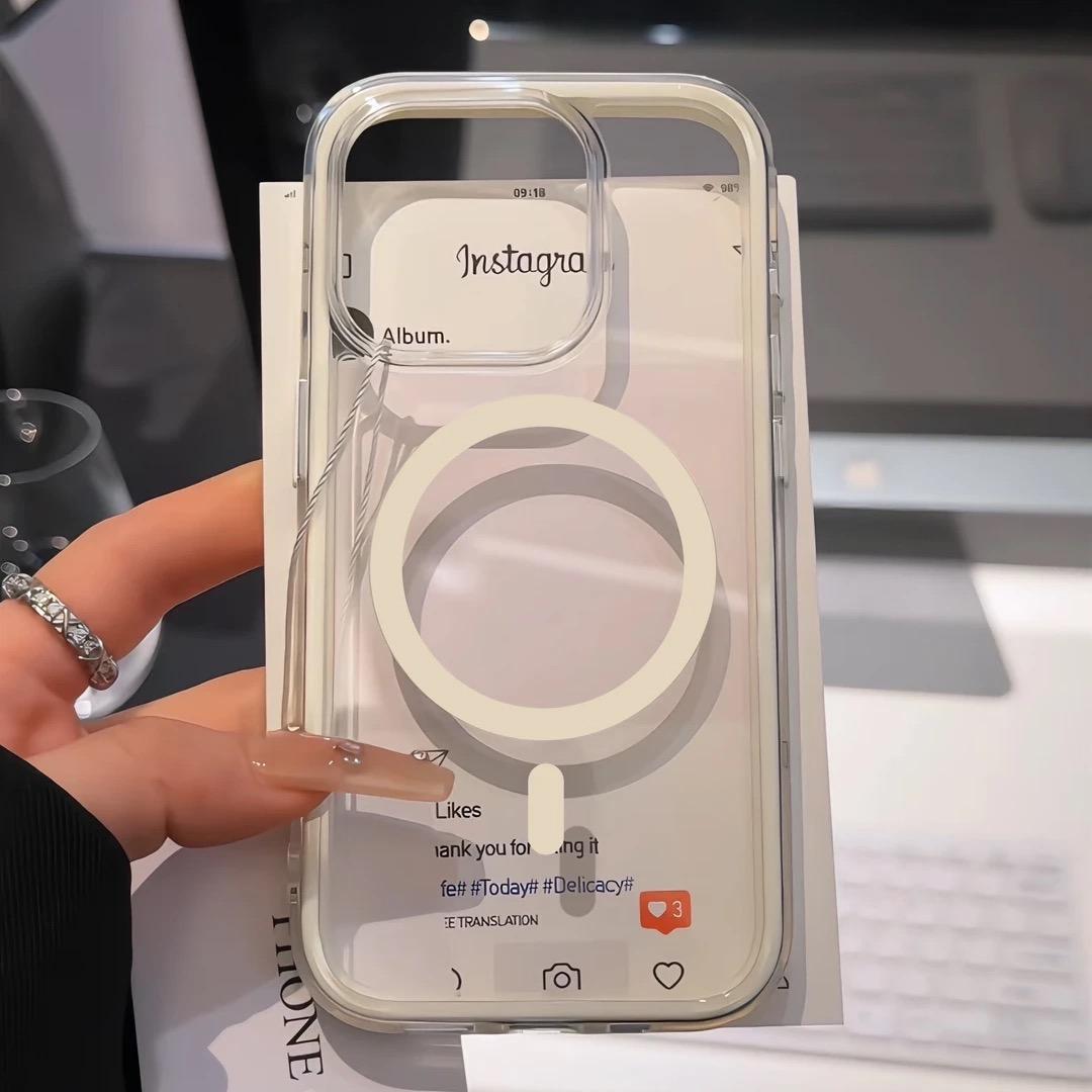 Прозрачный чехол-бампер мягкого цвета для iPhone 16 15 14 Plus 13 12 11 Pro Max с поддержкой Magsafe, беспроводной зарядки, магнитный, прозрачный iPhone 13
Прозрачный чехол-бампер мягкого цвета для iPhone 16 15 14 Plus 13 12 11 Pro Max с поддержкой Magsafe, беспроводной зарядки, магнитный, прозрачный iPhone 13