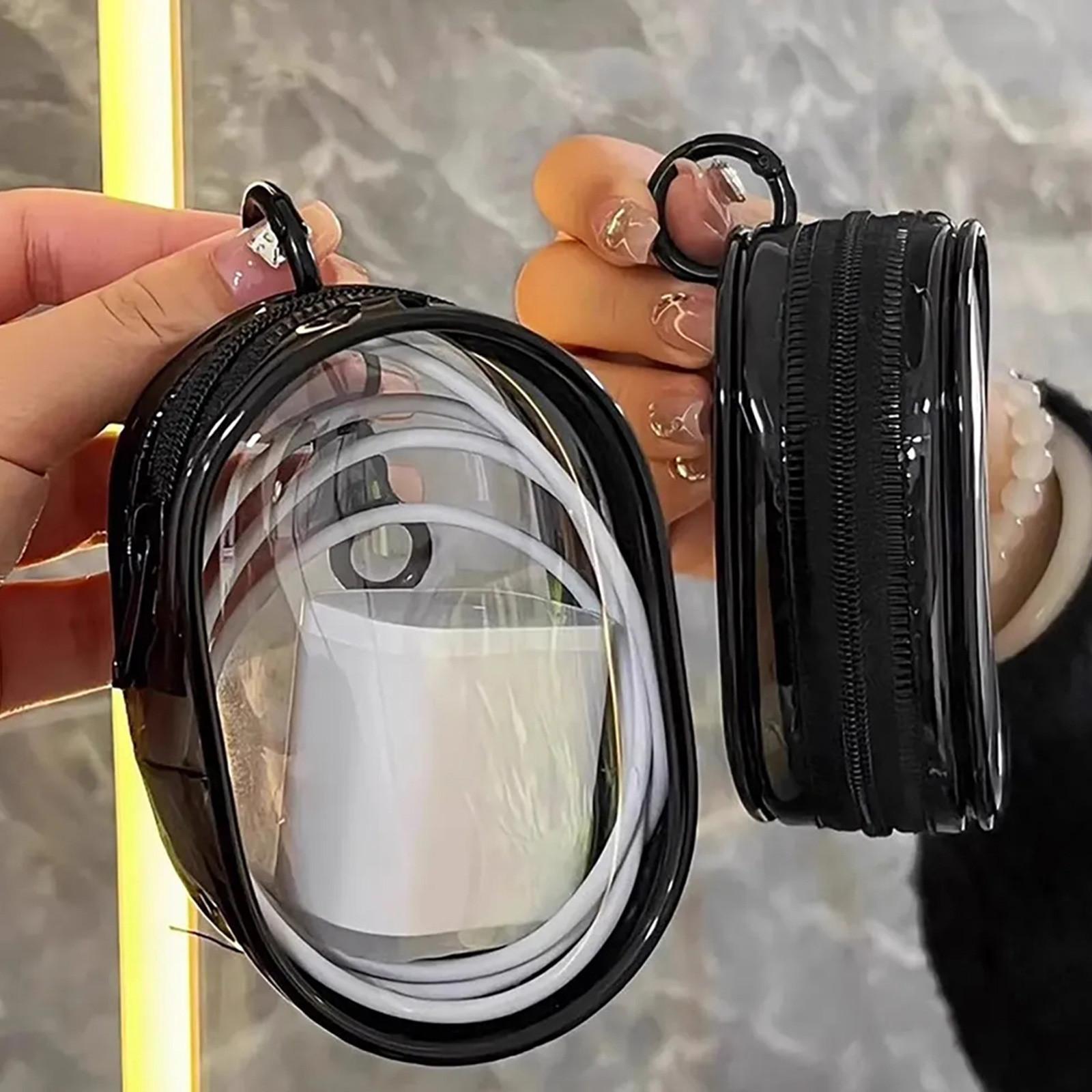 Data Cable Charger, Charging And Storage, Transparent Winding, Portable, Portable For Going Out, Headphone Storage Box, Phone Organizing Bag One Size
Data Cable Charger, Charging And Storage, Transparent Winding, Portable, Portable For Going Out, Headphone Storage Box, Phone Organizing Bag One Size