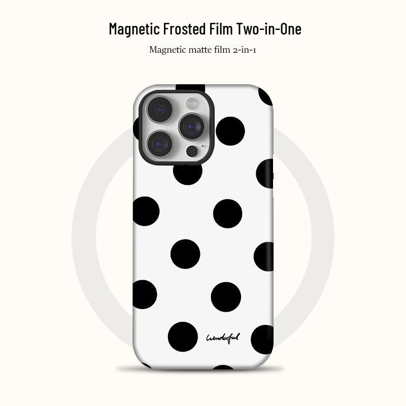 Apple iPhone 13 Pro Max Polka Dot Magnetic Case with Stand & Anti-Fall Protection iPhone 17 Pro Max
Apple iPhone 13 Pro Max Polka Dot Magnetic Case with Stand & Anti-Fall Protection iPhone 17 Pro Max