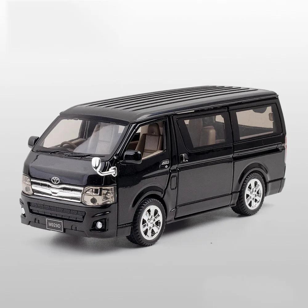 1:32 Scale HIACE Toy Car Models Alloy Diecast MPV Doors Opened Pull Back Sound Light Business Travel Vehicle Presents for Boys чёрный
1:32 Scale HIACE Toy Car Models Alloy Diecast MPV Doors Opened Pull Back Sound Light Business Travel Vehicle Presents for Boys чёрный