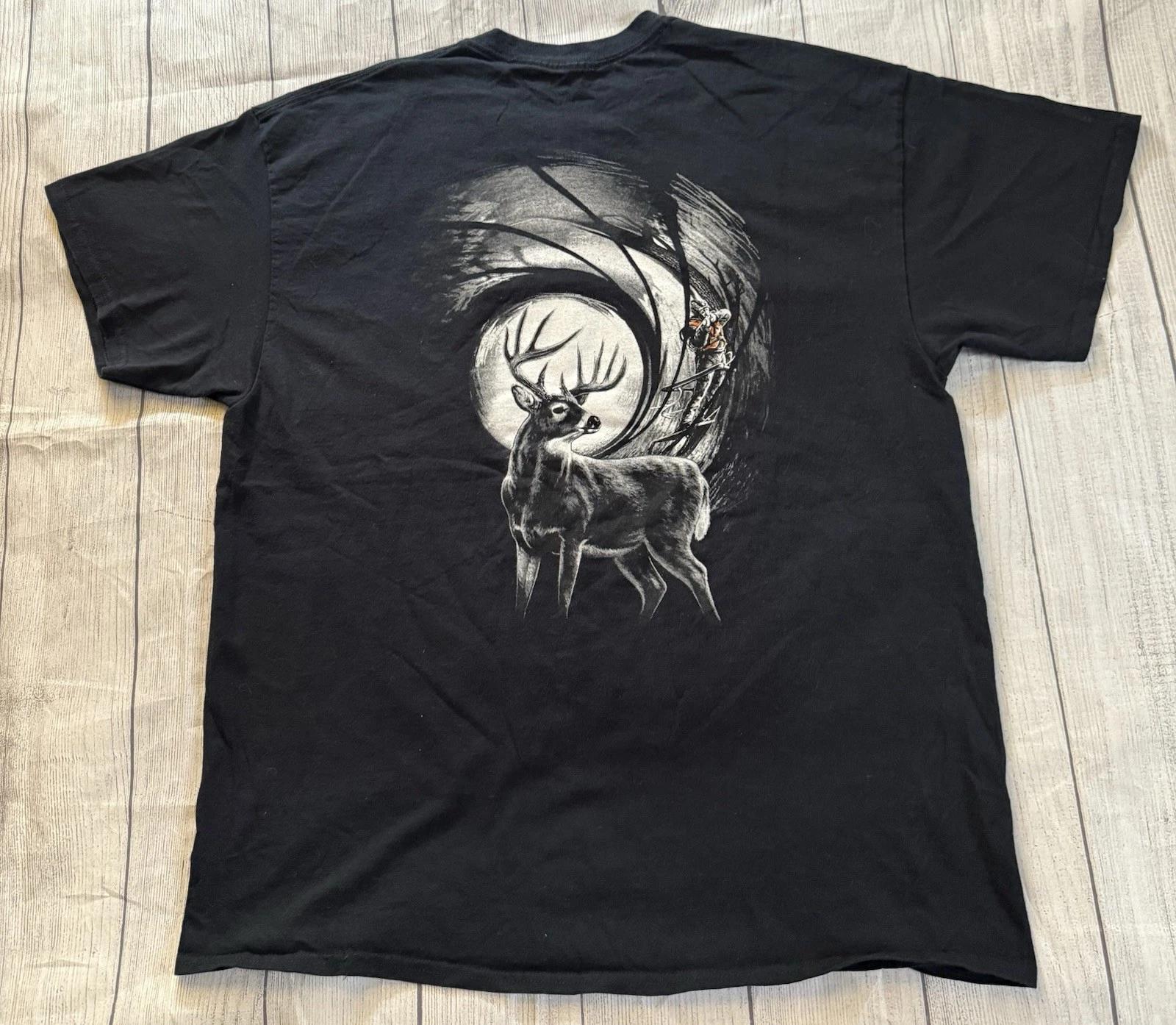Buck Wear Graphic T Shirt Hunter Hunting Deer Size XL See Dimensions Black L
Buck Wear Graphic T Shirt Hunter Hunting Deer Size XL See Dimensions Black L