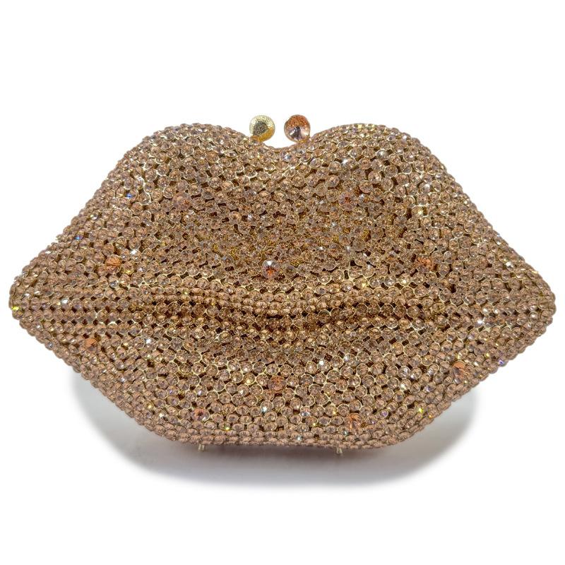 2025 Luxury Lip Clutch Diamond Evening Bag Christmas Gift Women s Evening Bag Wallet Wedding Gold and Silver Stone Handbag
2025 Luxury Lip Clutch Diamond Evening Bag Christmas Gift Women s Evening Bag Wallet Wedding Gold and Silver Stone Handbag