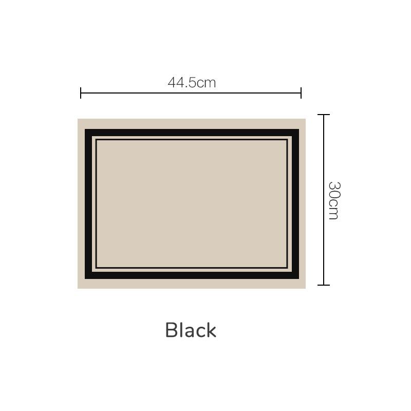 Minimalist Printed Double-Frame PVC Leather Placemat Heat-Resistant Table Mats Oil-Proof Bowl Mats Table Protectors 44.5x30cm 1pc
Minimalist Printed Double-Frame PVC Leather Placemat Heat-Resistant Table Mats Oil-Proof Bowl Mats Table Protectors 44.5x30cm 1pc