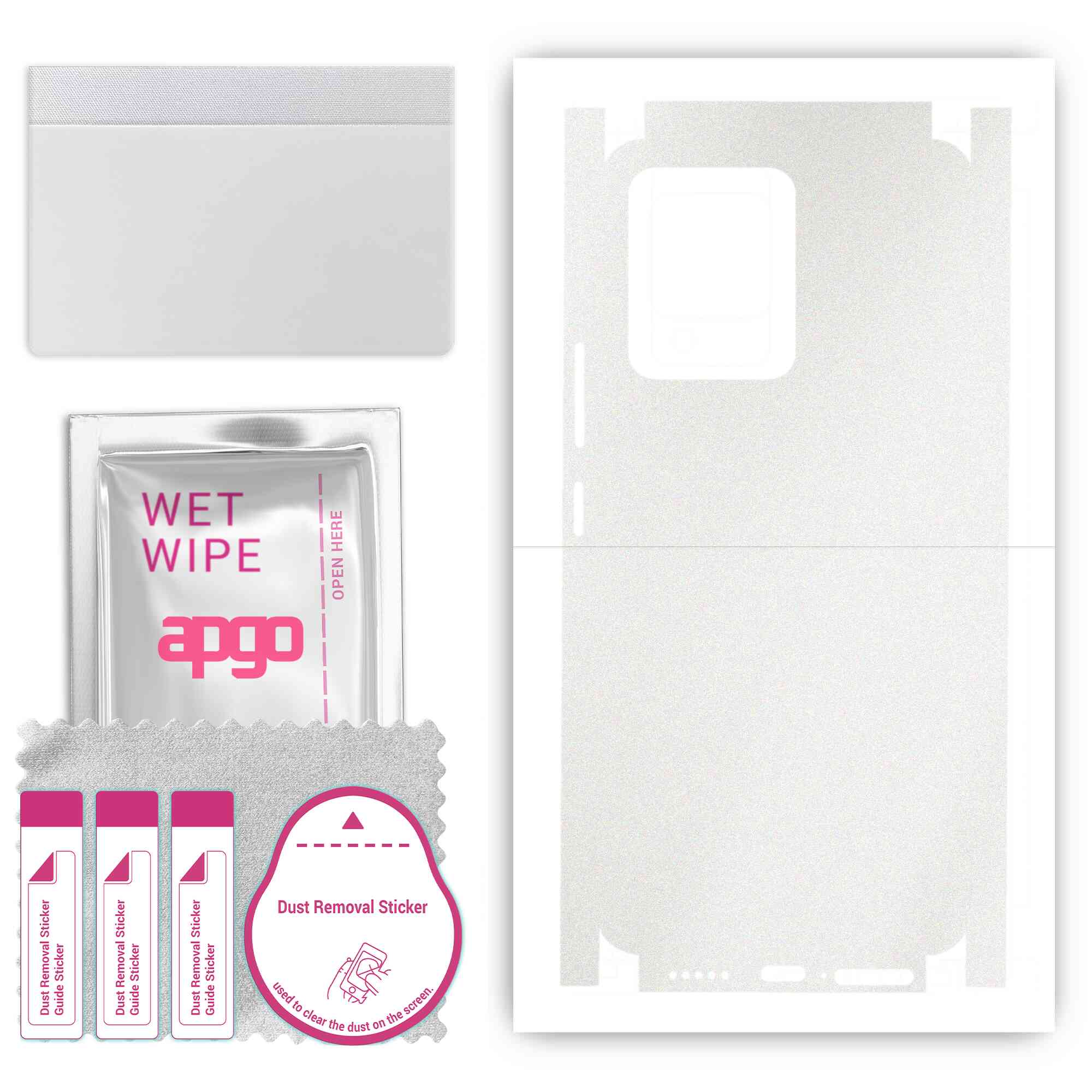 apgo Protective Skin Sticker for the back+sides compatible with Vivo V23 5G, Full Wrap Film, Foil, Vinyl - Pattern Matte Transparent
apgo Protective Skin Sticker for the back+sides compatible with Vivo V23 5G, Full Wrap Film, Foil, Vinyl - Pattern Matte Transparent
