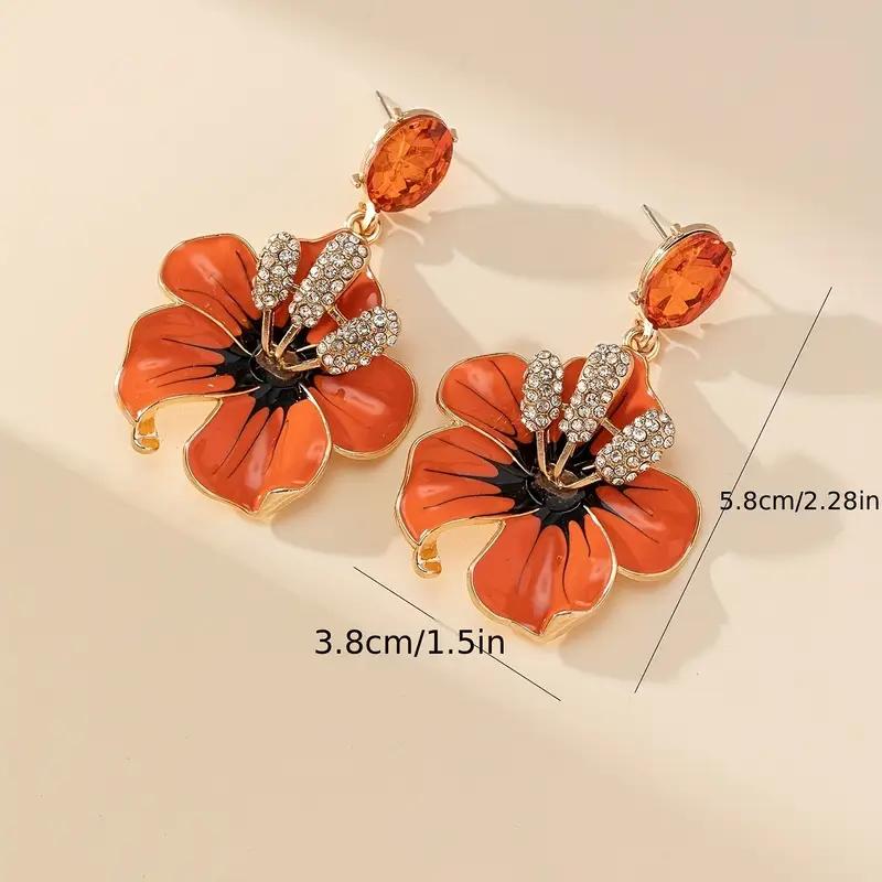 Бохо Красочные Серьги-капли с цветком и стразами – Праздничные висячие серьги с цирконом для женщин, для праздников и вечеринок
Бохо Красочные Серьги-капли с цветком и стразами – Праздничные висячие серьги с цирконом для женщин, для праздников и вечеринок